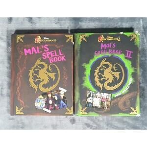 Mal's Spell Book and Mal's Spell Book II Books Disney Descendants Movies
